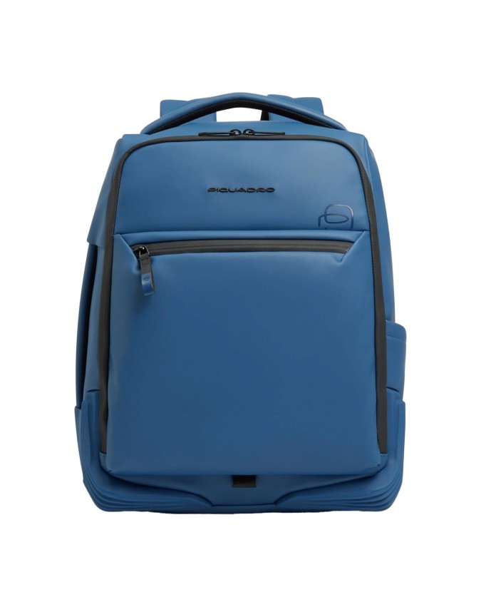  Piquadro - Zaino da viaggio in tessuto impermeabile porta pc