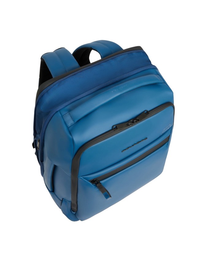 Piquadro - Zaino da viaggio in tessuto impermeabile porta pc