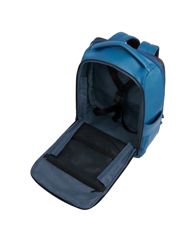  Piquadro - Zaino da viaggio in tessuto impermeabile porta pc