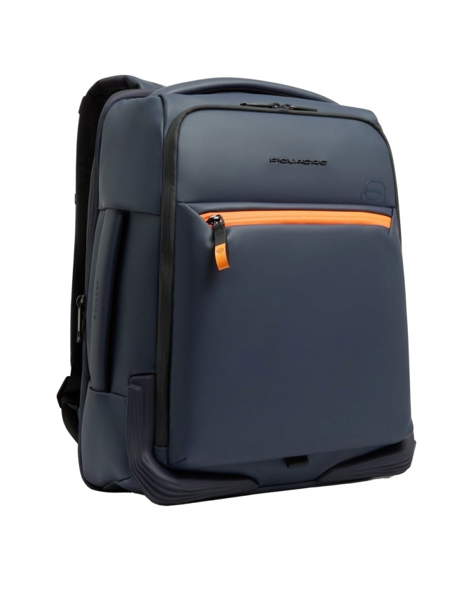  Piquadro - Zaino da viaggio in tessuto impermeabile porta pc
