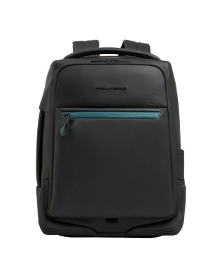  Piquadro - Zaino da viaggio in tessuto impermeabile porta pc