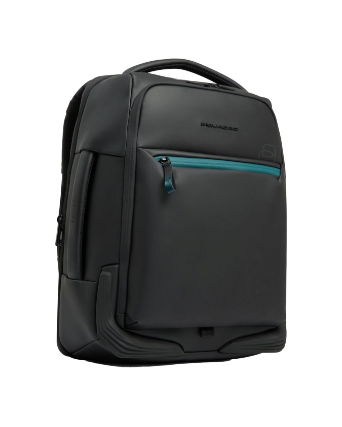  Piquadro - Zaino da viaggio in tessuto impermeabile porta pc