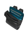 Piquadro - Zaino da viaggio in tessuto impermeabile porta pc
