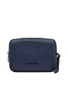  Piquadro - Pochette in pelle a due scomparti con manico