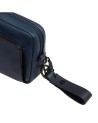  Piquadro - Pochette in pelle a due scomparti con manico