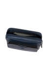  Piquadro - Pochette in pelle a due scomparti con manico
