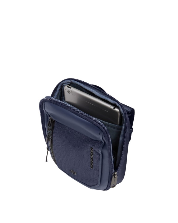  Piquadro - Borsello uomo porta iPad®mini in tessuto riciclato