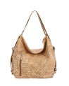  Ynot - Borsa/zaino a Spalla in Nylon con Stampa Città Gum
