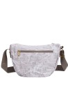  Ynot - Borsa Hobo Tg. S in Nylon con Stampa Città Gum