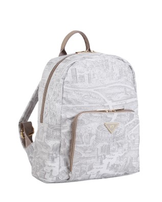Ynot - Backpack with Front Pocket in Nylon with "Città... 2