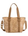  Ynot - Borsa Shopping con Tracolla in Nylon con Stampa Città