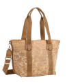  Ynot - Borsa Shopping con Tracolla in Nylon con Stampa Città