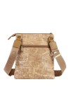  Ynot - Borsa a Tracolla Donna in Nylon con Stampa Città Gum
