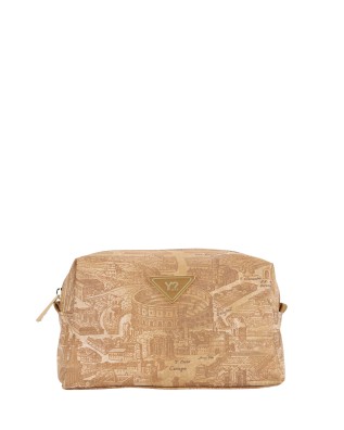 Ynot - Small Nylon Beauty Case with "Città Gum" Print 2