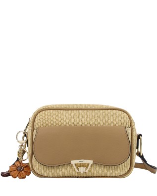 Ynot - Reporter Bag with Front Pocket, Malindi Straw-Look