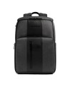  Piquadro - Zaino da viaggio porta pc 15,6" in pelle e tessuto