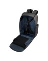  Piquadro - Zaino da viaggio porta pc 15,6" in pelle e tessuto
