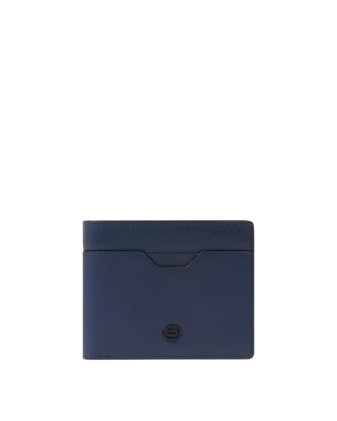  Piquadro - Portafogli uomo in pelle con volantino porta