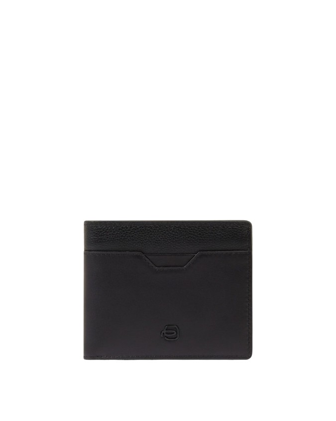  Piquadro - Portafogli uomo in pelle con volantino porta