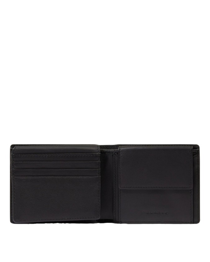  Piquadro - Portafogli uomo in pelle con volantino porta