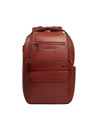  Piquadro - Zaino uomo personalizzabile in pelle porta pc