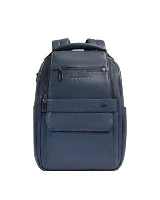 Piquadro - Customizable men's leather backpack with a...