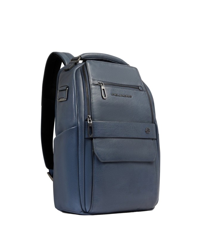  Piquadro - Zaino uomo personalizzabile in pelle porta pc