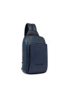  Piquadro - Zaino monospalla uomo in pelle porta iPad®mini AEL