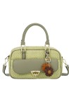  Ynot - Borsa Donna Bauletto con Tracolla Effetto Paglia Malindi