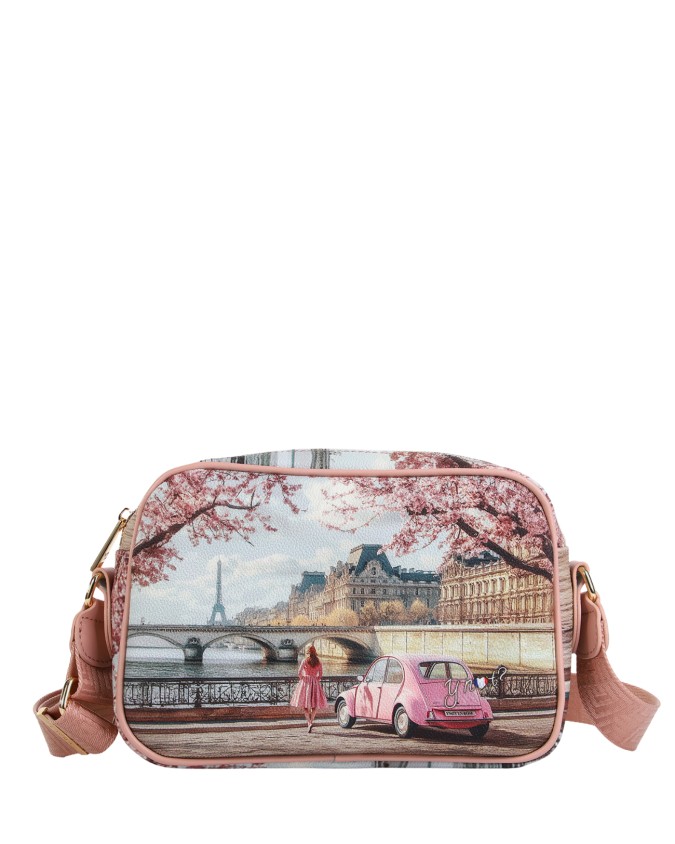  Ynot - Borsa Camera Bag in Ecopelle con Tasca Posteriore Yesbag