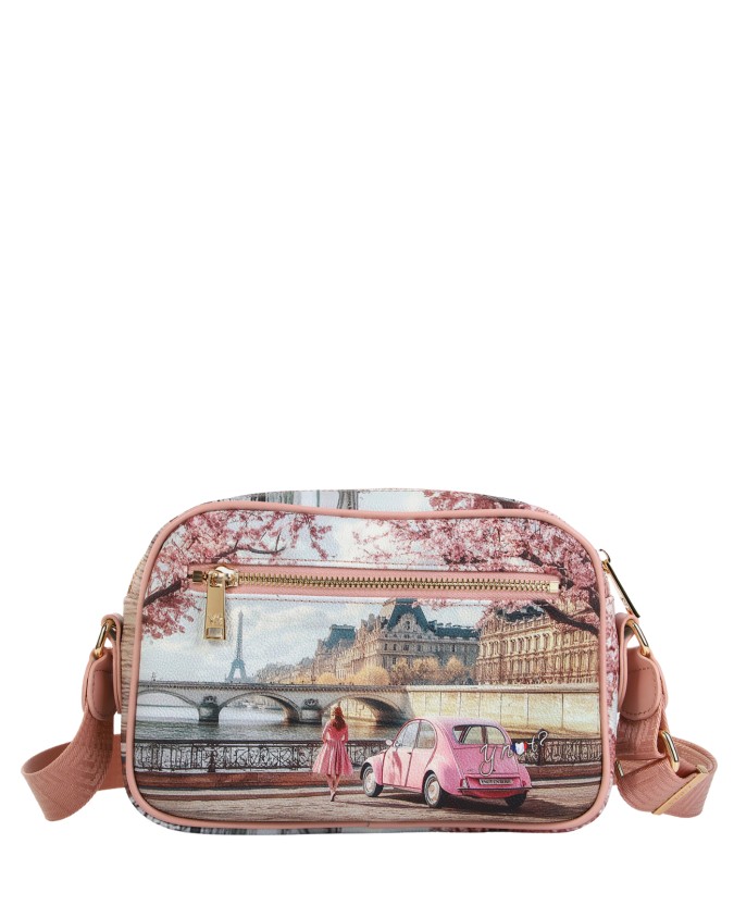  Ynot - Borsa Camera Bag in Ecopelle con Tasca Posteriore Yesbag