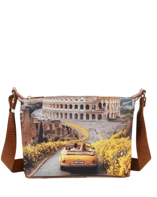  Ynot - Borsa Hobo Tg. S in Ecopelle Stampa Città Yesbag 2