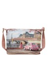  Ynot - Borsa Hobo Tg. L in Ecopelle Stampa Città Yesbag