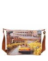  Ynot - Borsa Hobo Tg. L in Ecopelle Stampa Città Yesbag