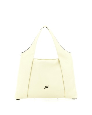 Gabs - Borsa a spalla in pelle piatta Tg. L Bull Black Zeynep