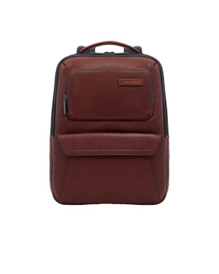  The Bridge - Zaino in pelle uomo con tasche frontali Ludovico
