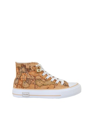  Alviero Martini Prima Classe - Sneaker alte in tessuto Geo