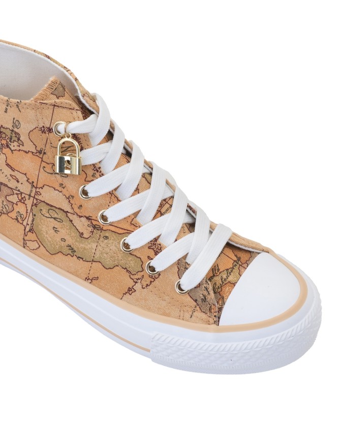  Alviero Martini Prima Classe - Sneaker alte in tessuto Geo