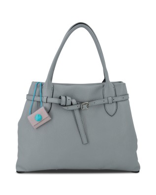 Gabs - Convertible embossed leather shoulder bag with...