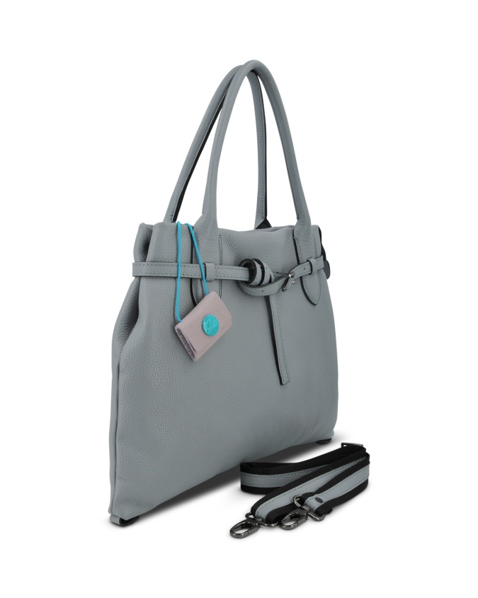  Gabs - Borsa a spalla in pelle martellata trasformabile con