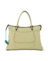  Gabs - Borsa piatta in pelle con tasca esterna Tg. 