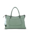  Gabs - Borsa piatta in pelle con tasca esterna Tg. 