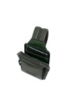  Piquadro - Zaino monospalla uomo in pelle porta iPad®mini AEL