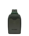  Piquadro - Zaino monospalla uomo in pelle porta iPad®mini AEL