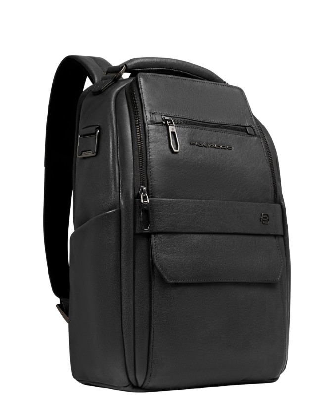  Piquadro - Zaino uomo personalizzabile in pelle porta pc