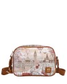  Ynot - Borsa Camera Bag con Tasca Posteriore Stampa Città