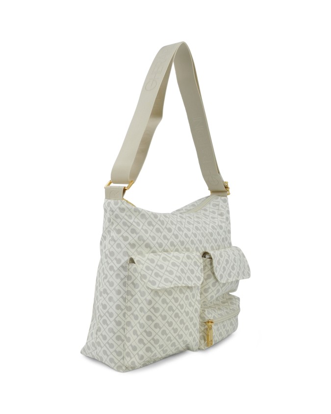 Gherardini - Borsa a tracolla con tasche esterne Softy