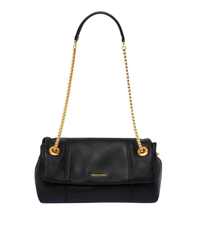  Trussardi - Borsa a tracolla in pelle mini con catena Orbita