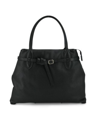 Gabs - Convertible embossed leather shoulder bag with...