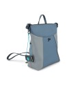  Gabs - Zaino donna trasformabile in pelle bicolor Tg. 